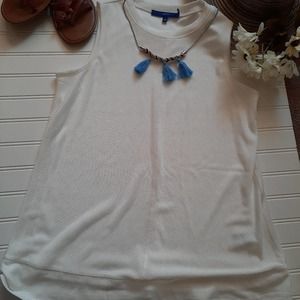Apt 9 White sleeveless top
